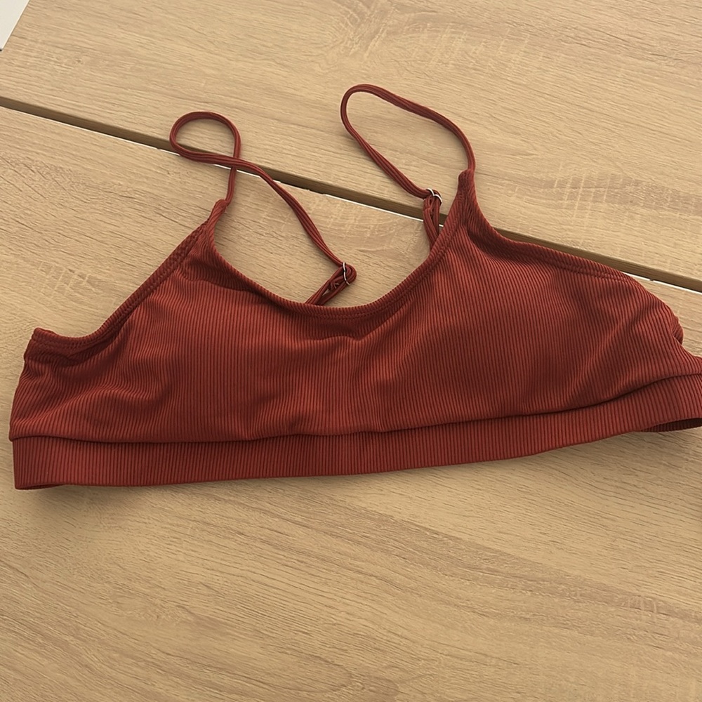 NWOT Matte Collection Ribbed Bikini Set - Picture 2 of 10